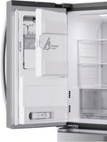 LG - Counter-Depth MAX 24.5 Cu. Ft. 4-Door French Door Smart Refrigerator with Full-Convert Drawer (LF25G8330S) - Stainless Steel