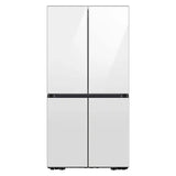 Samsung Bespoke 23 Cu. Ft. 4-Door Flex French Door Counter Depth Refrigerator with Beverage Center (RF23DB960012) - White Glass