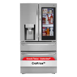 LG - 29.5 Cu. Ft. 4-Door French Door-in-Door Smart Refrigerator with Craft Ice (LRMVS3006S) - Stainless Steel