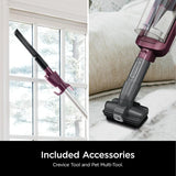 Shark HZ3000 Stratos Ultralight Corded Stick Vacuum with DuoClean PowerFins HairPro, Self-Cleaning Brushroll, & Odor Neutralizer Technology, Red Plum