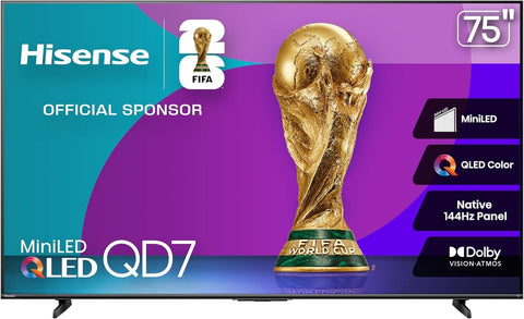 Hisense 65" QD7QFM Series 4K UHD HDR Mini-LED Smart Fire TV (65QD7QFM)