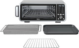 Ninja FT205CO Digital Air Fry Pro Countertop 10-in-1 Oven w/Extended Height, XL Capacity, Flip Up & Away Storage, with Air Fry Basket, Sheet Pan, Broil Rack, Wire Rack & Crumb Tray, Silver