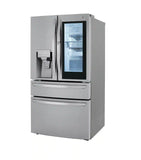 LG - 29.5 Cu. Ft. 4-Door French Door-in-Door Smart Refrigerator with Craft Ice (LRMVS3006S) - Stainless Steel