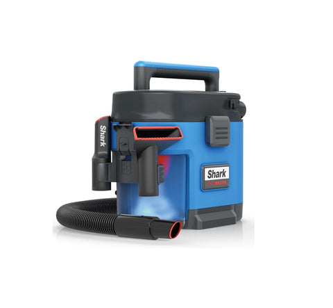 Shark VS100 MessMaster Portable Wet Dry Vacuum, Small Shop Vac, 1 Gallon Capacity, Corded, Perfect for Pets & Cars, AnyBag Tech, Self-Cleaning, for Tough Wet & Dry Messes