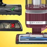 Shark LA401 Navigator Lift Away ADV Upright Vacuum with PowerFins Brush Roll, LED Headlights and Advanced Swivel Steering