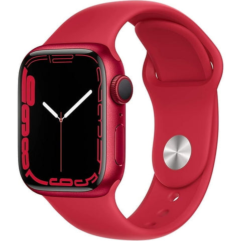 Apple Watch Series 9 (GPS) 45mm Red Aluminum Case with PRODUCT (RED) Sport Band M/L (MRXK3LL/A)