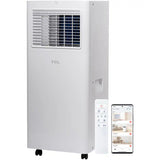 TCL - 150 Sq. Ft. 5,100 BTU SACC Smart Portable Air Conditioner H5P44W - White