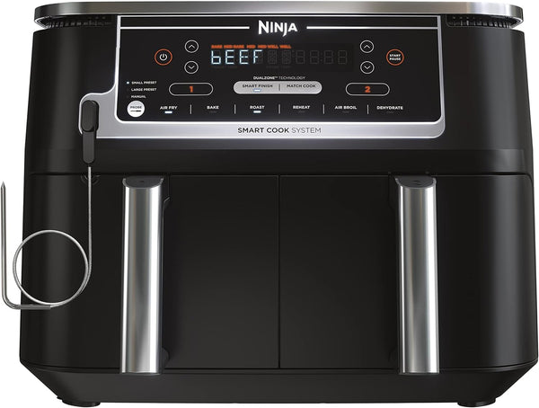 Ninja DZ550 Foodi 10 Quart 6-in-1 DualZone Smart XL Air Fryer with