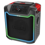 ION iPA125C Pathfinder 280 8-in. 120-Watt All-Weather Bluetooth Rechargeable Speaker with FM Radio and LED Lighting