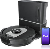 Shark RV2502AE AI Ultra Robot Vacuum with XL HEPA Self-Empty Base, Bagless, 60-Day Capacity, LIDAR Navigation, Smart Home Mapping, UltraClean, Perfect for Pet Hair, Compatible with Alexa, Black