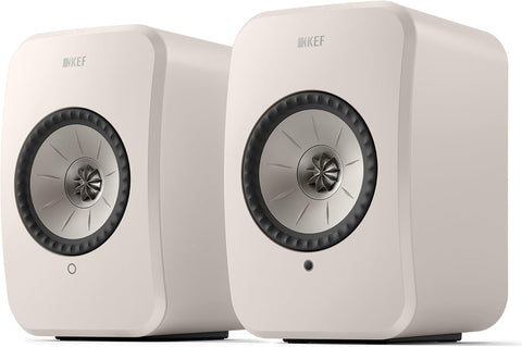 KEF LSX II LT Wireless Speaker 2-pack Stone White
