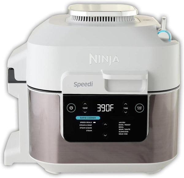 Ninja SF301 Speedi Rapid Cooker & Air Fryer, 6-Quart Capacity, 12-in-1  Functions to Steam, Bake, Roast, Sear, Saut, Slow Cook, Sous Vide & More,  15-Minute Speedi Meals All In One Pot, Sea