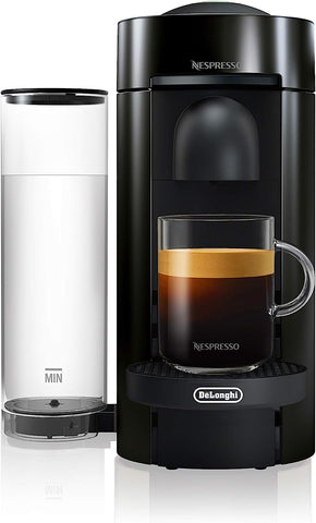 Nespresso Vertuo Plus Coffee and Espresso Machine by De'Longhi,8 oz, Ink Black ENV150B