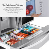 LG - 29.5 Cu. Ft. 4-Door French Door-in-Door Smart Refrigerator with Craft Ice (LRMVS3006S) - Stainless Steel