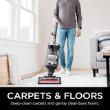 Shark UV730 Navigator Lift-Away Upright Vacuum, PowerFins HairPro Self-Cleaning Brushroll, HEPA Filter with Anti-Allergen Technology, LED Headlights, Swivel Steering