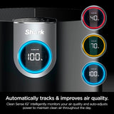 Shark Air Purifier MAX with NanoSeal HEPA, Cleansense IQ, Odor Lock, Cleans up to 1200 Sq. Ft. and 99.98% of particles, dust, allergens, smoke, 0.1?€?0.2 microns, Grey, HP202