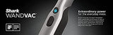 Shark WV201 WANDVAC Handheld Vacuum Lightweight at 1.4 Pounds with Powerful Suction, Charging Dock, Single Touch Empty and Detachable Dust Cup Cove Blue