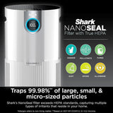 SHARK UA205 Nanoseal HEPA Air Purifier MAX with Clean Sense for Home, Allergies, 1350 Sq Ft, XL Room, Captures 99.98% of Particles, Pollutants, Dust, Smoke, Allergens & Smells