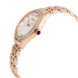 Seiko with Swarovski® Crystals Quartz White Dial Ladies Watch SUR396