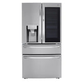 LG - 29.5 Cu. Ft. 4-Door French Door-in-Door Smart Refrigerator with Craft Ice (LRMVS3006S) - Stainless Steel