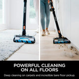 SHARK Shark IZ640H Cordless Stick Vacuum Vertex Pro with Duo Clean Power Fins and Self-Cleaning Brushroll, Black