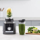 Ninja CO905KS Deluxe Kitchen System, 1600 WP Auto-IQ Base, 88-oz. Picther, 9-cup Deluxe Food Processor, (2) 24-oz. Single-Serve Cups