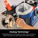 Shark VS100 MessMaster Portable Wet Dry Vacuum, Small Shop Vac, 1 Gallon Capacity, Corded, Perfect for Pets & Cars, AnyBag Tech, Self-Cleaning, for Tough Wet & Dry Messes