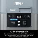 Ninja Speedi Rapid Cooker & Air Fryer, 6-Quart Capacity, 12-in-1 Functions to Steam, Bake, Roast, Sear, Saut, Slow Cook, Sous Vide & More, 15-Minute Speedi Meals All In One Pot, Off White