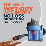 Shark VS100 MessMaster Portable Wet Dry Vacuum, Small Shop Vac, 1 Gallon Capacity, Corded, Perfect for Pets & Cars, AnyBag Tech, Self-Cleaning, for Tough Wet & Dry Messes