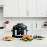 Ninja OS301/FD305CO Foodi 10-in-1 Pressure Cooker and Air Fryer with Nesting Broil Rack, 6.5-Quart Capacity, and a Stainless Finish