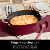 Ninja MC1000 Foodi PossibleCooker 8.5 Quart Multi-Cooker, with 4-in-1 Slow Cooker, Dutch Oven & More, Glass Lid & Integrated Spoon, Nonstick, Oven Safe Pot to 500°F