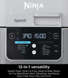 Ninja Speedi Rapid Cooker & Air Fryer, 6-Quart Capacity, 12-in-1 Functions to Steam, Bake, Roast, Sear, Saut, Slow Cook, Sous Vide & More, 15-Minute Speedi Meals All In One Pot, Light Gray