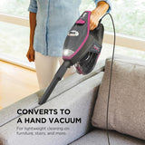 Shark HV371 Rocket Pro DLX Corded Stick, Removable Hand Vacuum, Advanced Swivel Steering, XL Cup, Crevice Tool, Upholstery Tool & Anti-Allergen Dust Brush BLACK