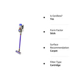Dyson V8 Animal+ Cordfree Rechargeable Stick Vacuum V8 Purple