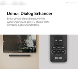 Denon DHT-C210 Full-Range Dolby Atmos Sound bar with Built-in subwoofers and Bluetooth Streaming