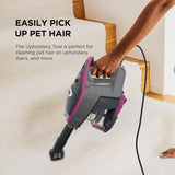 Shark HV371 Rocket Pro DLX Corded Stick, Removable Hand Vacuum, Advanced Swivel Steering, XL Cup, Crevice Tool, Upholstery Tool & Anti-Allergen Dust Brush BLACK