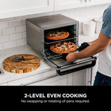 NINJA DT201 Foodi 10-in-1 XL Pro Air Fry Digital Countertop Convection Toaster Oven with Dehydrate and Reheat, 1800 Watts, Stainless Steel Finish