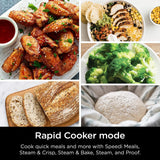 Ninja Speedi Rapid Cooker & Air Fryer, 6-Quart Capacity, 12-in-1 Functions to Steam, Bake, Roast, Sear, Saut, Slow Cook, Sous Vide & More, 15-Minute Speedi Meals All In One Pot, Off White