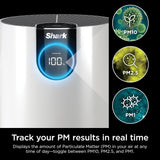Shark HP102 Air Purifier with Nanoseal HEPA, Cleansense IQ, Odor Lock, Cleans up to 500 Sq. Ft, White