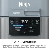 Ninja Speedi Rapid Cooker & Air Fryer, 6-Qt Capacity, 10-in-1 Functions to Steam (SF300)