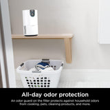 Shark HP102 Air Purifier with Nanoseal HEPA, Cleansense IQ, Odor Lock, Cleans up to 500 Sq. Ft, White