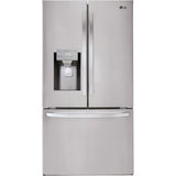 LG SmartThinQ 27.9-cu ft Smart French Door Refrigerator with Ice Maker Stainless Steel ENERGY STAR (LFXS28968S)