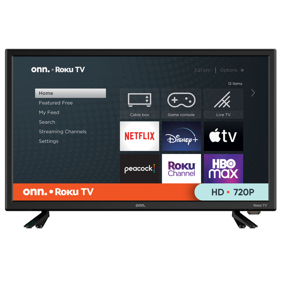 onn. 24 inch Class 720P HD LED Roku Smart TV (100012590)
