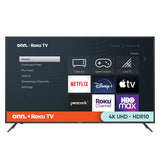 Onn. 58" Class 4K UHD (2160P) LED Roku Smart TV HDR (100069454)