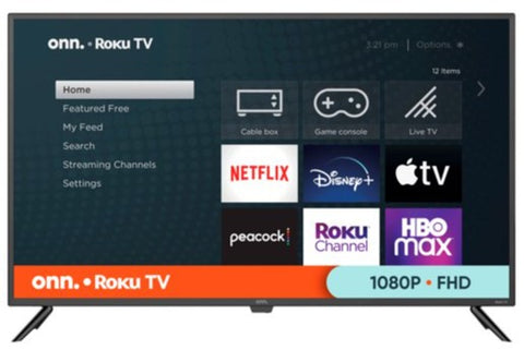 ONN. 43" Class FHD (1080P) LED Roku Smart TV (100069992)