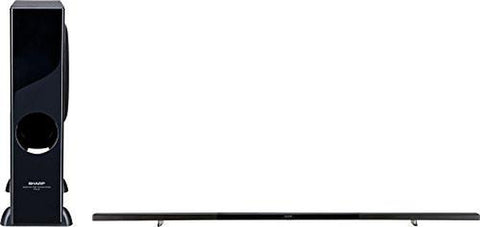Sharp HT-SL75 2.1 Channel Slim Sound Bar System with Wired Subwoofer