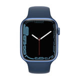 Apple Watch Series 7 (GPS) 41mm Blue Aluminum Case with Abyss Blue Sport Band (MKN13VC)