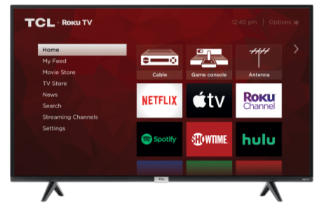 TCL 43" Class 4-Series 4K UHD HDR Roku Smart TV (43S435)
