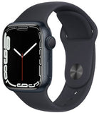 Apple Watch Series 7 (GPS) 41mm Midnight Aluminum Case with Midnight Sport Band (MKMX3)