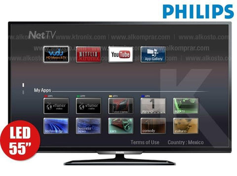 PHILIPS 55PFL4909/F7 55"  1080P 120PMR  LED SMART TV